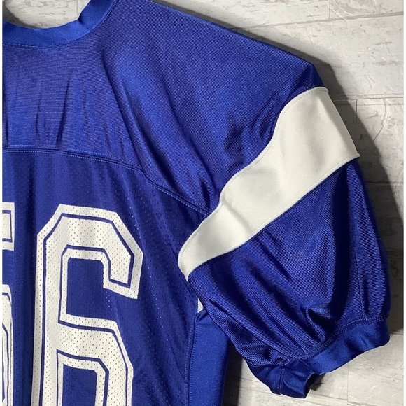 Rawlings Football Jersey Adult XL Blue White Wildcats 56 pro performance apparel - Picture 9 of 11